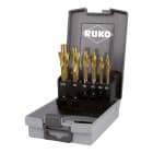 RUKO - Flachsenker-Sate DIN 373 HSS TiN für Gewindekernloch - 6 tlg.