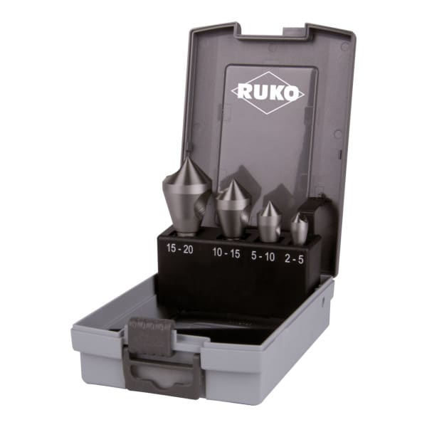 RUKO - Querlochsenker -Satz 90° HSS - 4 tlg.