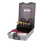 RUKO - Kegelsenker-Bit-Satz 90° ''Lang'' HSS-TiN - 8 tlg.