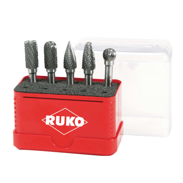 RUKO - Hartmetall-Frässtifte-Satz HM in Mini-Box