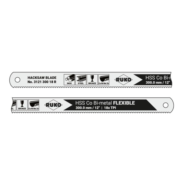 RUKO - Handsägeblatt HSS-Co Bihart cobalt