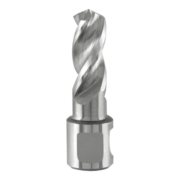 RUKO - Vollbohrer Solid 3S HSS mit Weldonschaft (3/4), und 3 Schneiden, 30,0 mm