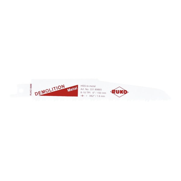 RUKO - Säbelsägeblatt RUKO 8986 HSS-Bimetall