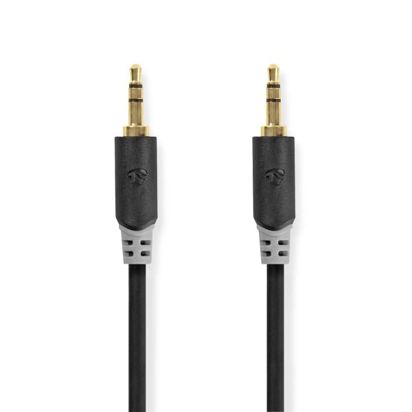 NEDIS - Audiokabel Stereo 3.5mm Stecker - Stecker vergoldet 5m anth