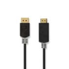 NEDIS - Displayport-Kabel 2xDisp.Port Stecker - HDMI 4K verg. 2m ant