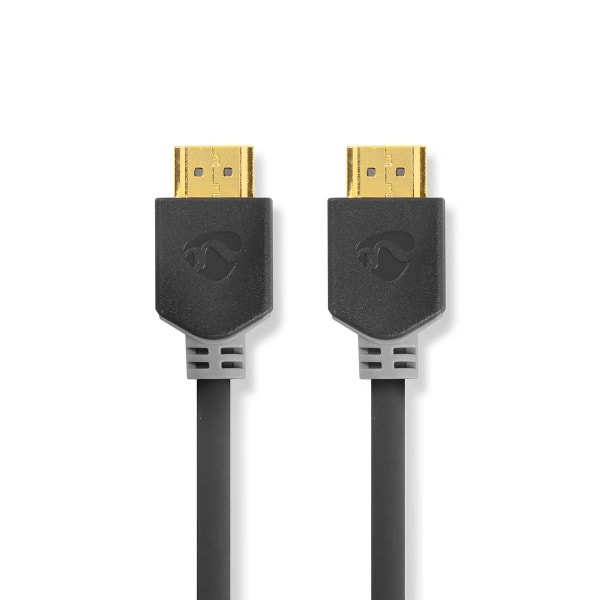 NEDIS - HighSpeed HDMI-Kabel 4K 3D Ethernet St-St vernickelt 1m sw