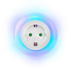 NEDIS - Nachtlicht LED PugIn Tag/Nacht Sensor 3680W 10lm blau/gn/ws