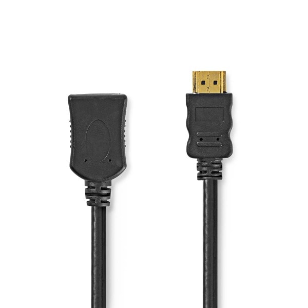 NEDIS - HighSpeed HDMI-Kabel 4K 3D Ethernet St-Ausg vergoldet 3m sw