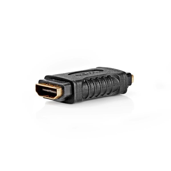NEDIS - HDMI-Adapter 4K 3D Ethernet Ausg-Ausg gerade vergoldet sw