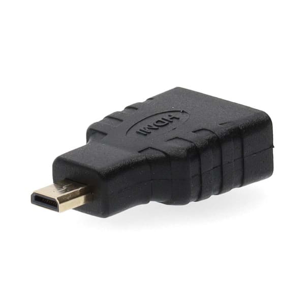 NEDIS - HDMI-Adapter MicroSt-Ausg gerade vergoldet sw