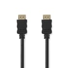 NEDIS - HighSpeed HDMI-Kabel 4K 3D Ethernet St-St vergoldet 30m sw