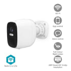 NEDIS - Außenkamera WiFi IP66 MicoSD-Sl. BewSens Nachts LiIon ws
