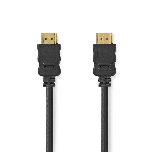 NEDIS - HighSpeed HDMI-Kabel 4K 3D Ethernet St-St vergoldet 15m sw