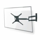 NEDIS - Vollbewegliche-TV-Wandhalterung 13-86'' maximal Bildschirmgewicht: 60 kg Schwarz