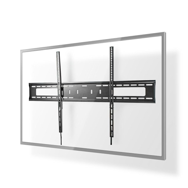 NEDIS - Feste TV-Wandhalterung 60-100'' maximal Bildschirmgewicht: 75 kg Schwarz