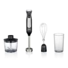MELISSA - Stabmixer-Set 600W 2Geschwindigkeiten Mini-Zerkleinerer Schneebesen Edst/Schwarz