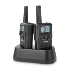 ALECTO - Walkie-Talkie Set 2 Handsets Bis 10km PTT / VOX 24 h Standby Schwarz