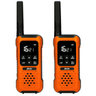 ALECTO - Walkie-Talkie Set 2 Handsets Bis 10km 16 PTT / VOX 110 h Standby Orange