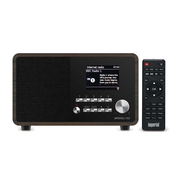 IMPERIAL - i110 (V2) Wi-Fi-Internetradio m.Media-Player-Funktion und Bluetooth® - Holzoptik