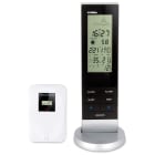 ALECTO - Wetterstation mit Funksensor Schwarz / Silber