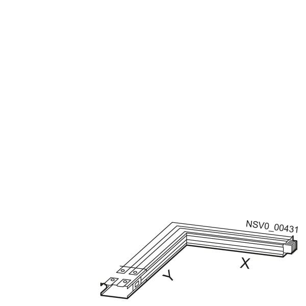 SIEMENS - BD2C-400-LL-X*/Y* WINKEL LINKS X/Y 0,36M-1,25M1 60A-400A