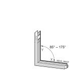 SIEMENS - BD2C-1250-LV-X*/Y*-G* KNIE VORNE X/Y 0,36M-1,25M 1250 A WINKEL 85 GRAD-175 GRAD