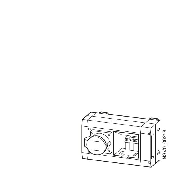 SIEMENS - BD01-AK2M1/CEE163FIA161 Abgangskasten