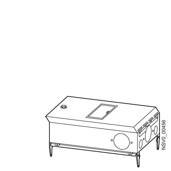 SIEMENS - BD2-AK02M2/A323N ABGANGSKASTEN 32A / 1X 3 POLIG +N MCB 32A C-CHARAKTERISTIK