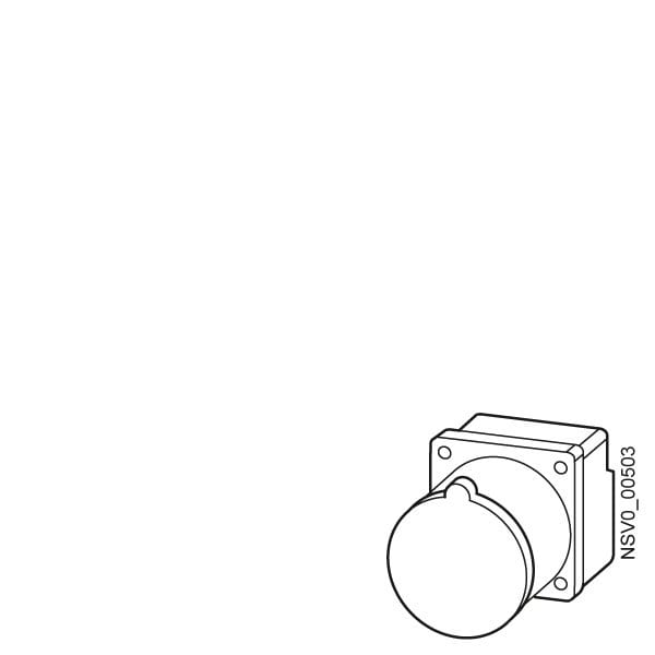 SIEMENS - BD2-CEE165 EINBAUSATZ CEE-STECKDOSE 5 POLI G16A