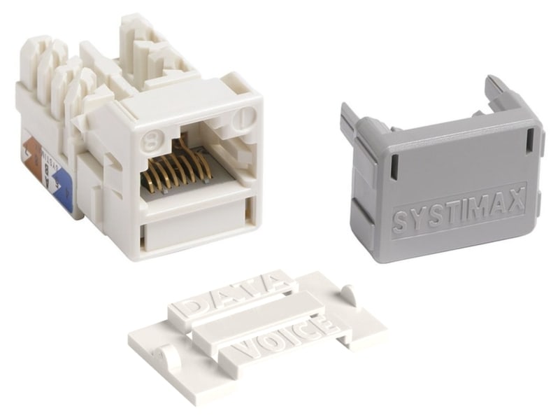 COMMSCOPE - SYSTIMAX MGS 400 Kat. 6 RJ45 UTP Anschlussmodul, Farbe: weiß