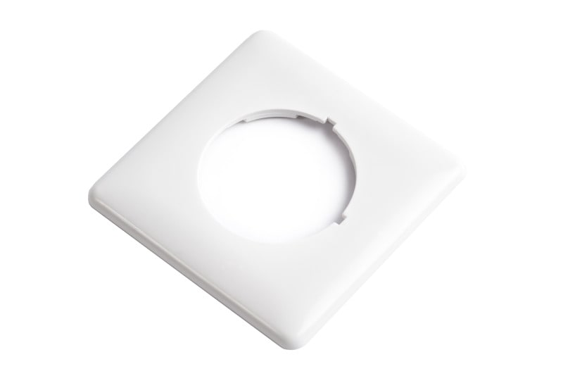 COMMSCOPE - Abdeckrahmen 1-fach 80 x 80 mm Farbe: weiß (RAL 9010)