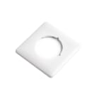 COMMSCOPE - Abdeckrahmen 1-fach 80 x 80 mm Farbe: weiß (RAL 9010)