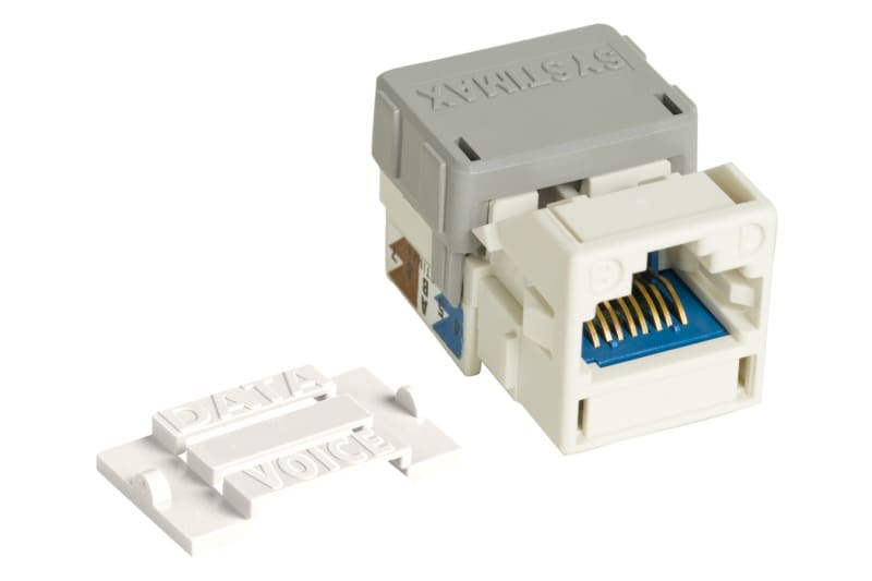COMMSCOPE - SYSTIMAX MGS 600 Kat. 6A RJ45 UTP Anschlussmodul, Farbe: weiß