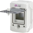 ETI - Feuchtraum Aufputzverteiler IP65, 1-reihig, 4TE