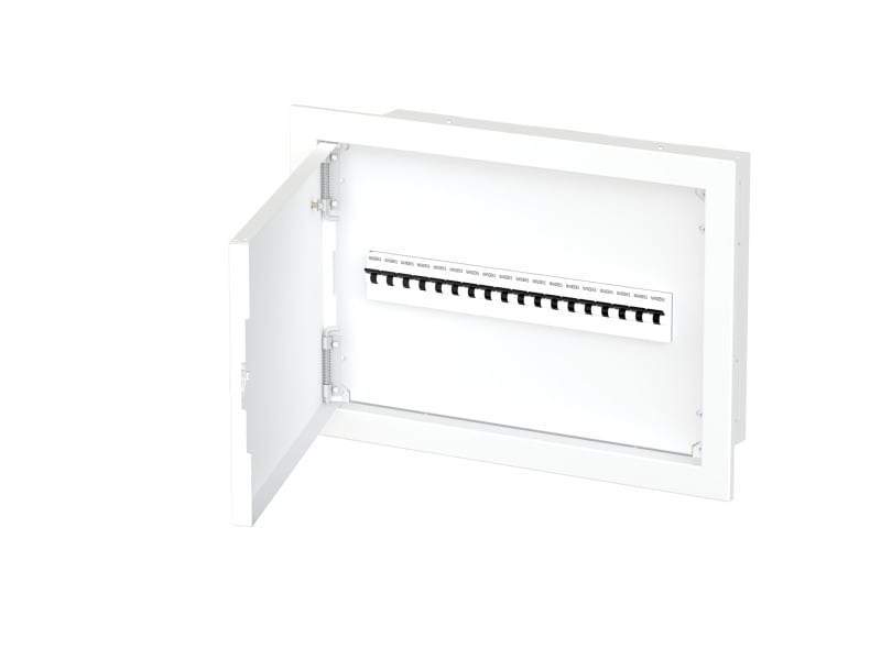 ETI - UP Feldverteiler IP30 1-reihig 18TE, Metall, weiß