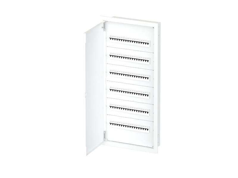 ETI - UP Feldverteiler IP30 6-reihig je 18TE, Metall, weiß