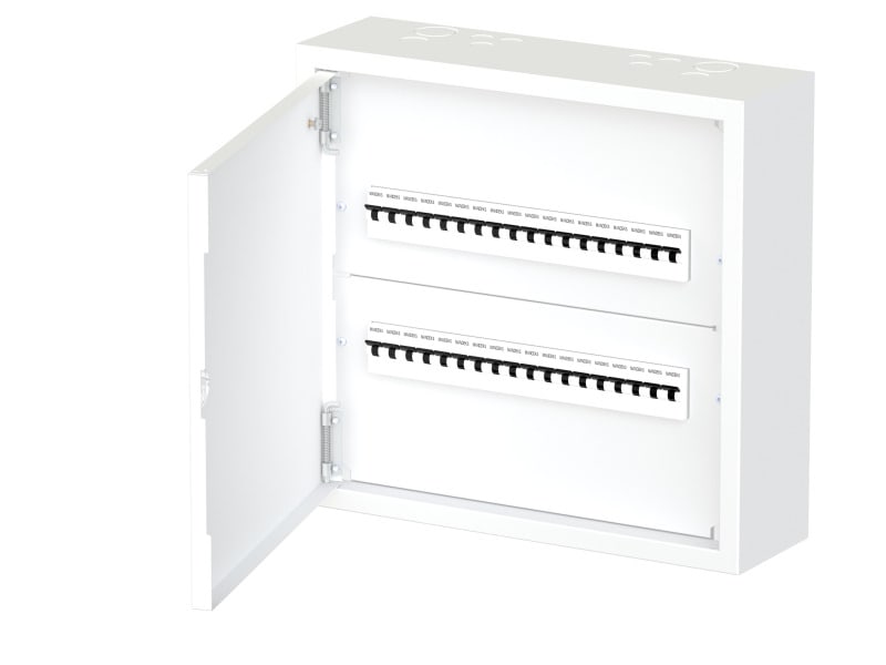 ETI - AP Feldverteiler IP30 1-reihig je 18TE, Metall, weiß