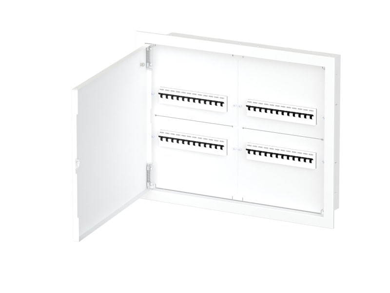ETI - UP Feldverteiler IP30 2-reihig je 2x12TE, Metall, weiß