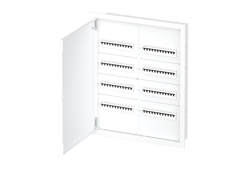 ETI - UP Feldverteiler IP30 4-reihig je 2x12TE, Metall, weiß