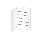 ETI - UP Feldverteiler IP30 5-reihig je 2x12TE, Metall, weiß