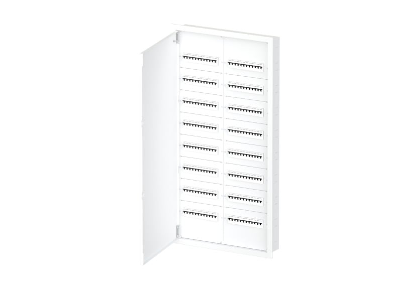 ETI - UP Feldverteiler IP30 8-reihig je 2x12TE, Metall, weiß