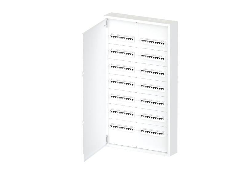 ETI - AP Feldverteiler IP30 7-reihig je 2x12TE, Metall, weiß