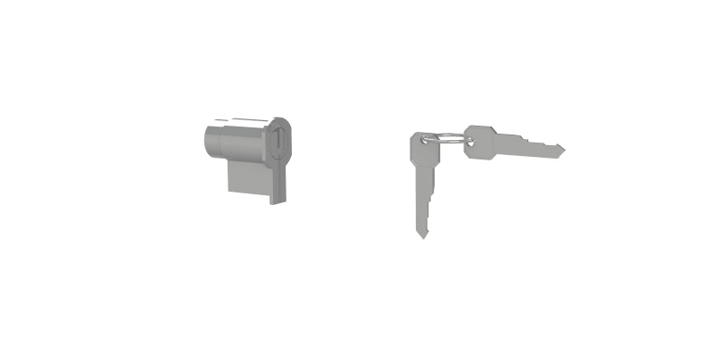 ETI - Schloss, inkl. 2 Schüssel für MBxxx-x Verteiler