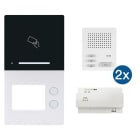 HHG - Audio Aufputz 2-Fam. Set mit RFID und BT 2-Draht