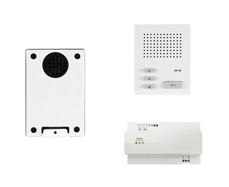 HHG - Audio Einbau 1-Familienhaus Set 2-Draht