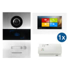 HHG - Video Unterputz 1-Familienhaus Set mit RFID 2-Draht