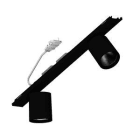 REGIOLUX - Strahler MIRO-SILVER SRGV/0750 2xcamu/95-40° LED 8200-3800 940 ETM, sw RAL 9005