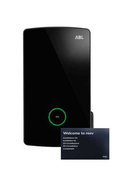 ABL E-MOBILITY - Wallbox eM4 Single reev ready Controller mit Ladesteckdose 22 kW