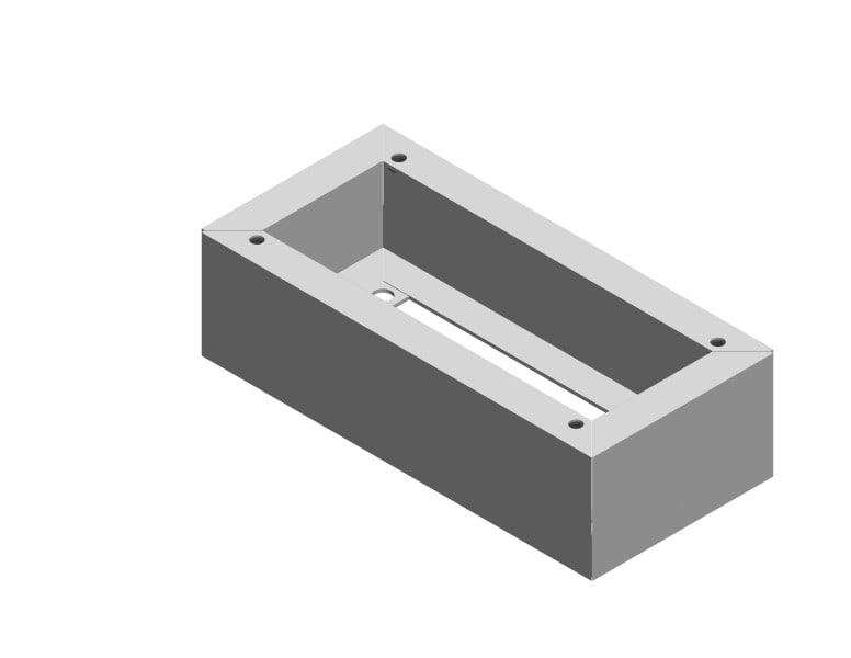 ABL E-MOBILITY - Sockel für Ladesäulen eMC2, Einbausockel 100 mm