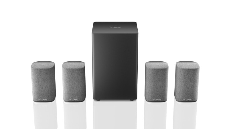 LOEWE - Heimkino 720W BT WLAN kabell.Subwoofer inkl.Wandhalt. sw-gr